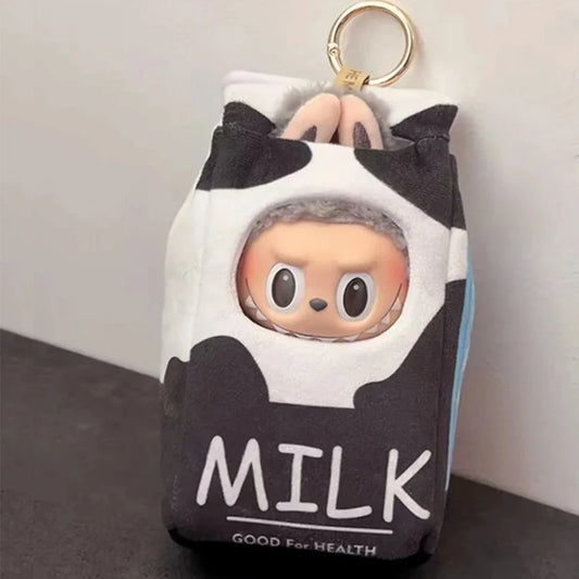 Cute Milk Doll Clothes for Labubu Handmade Clothing 17Cm Doll Accessories for Labubu V1 V3 Dress Up