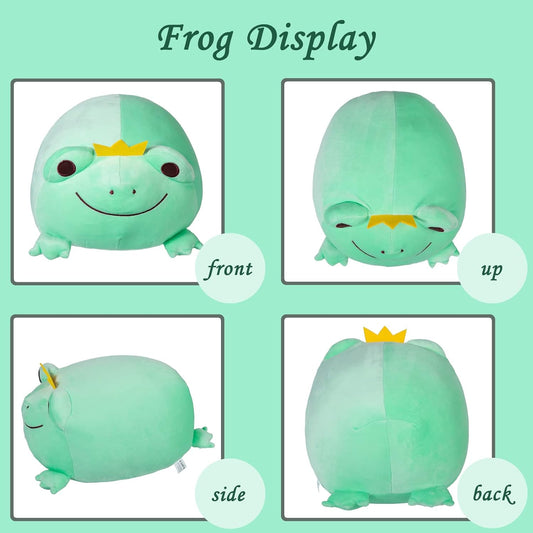 Adorable Frog Plush Toy - Soft and Cuddly Stuffed Animal for Kids and Adults
