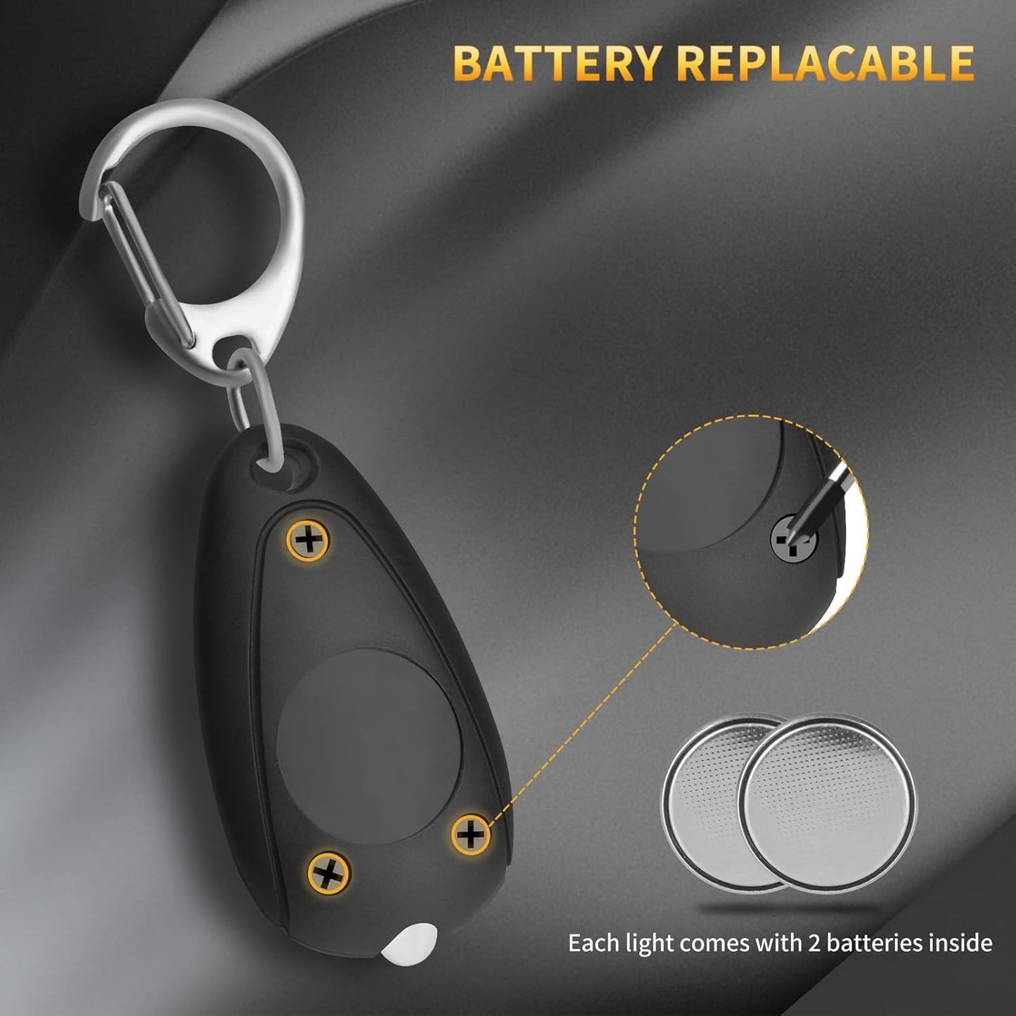 Keychain Flashlight, Portable Mini Keychain Light Pack of 5, 14 Lumens Bright LED Key Ring Light for Ourdoor Camping Emergency Hiking