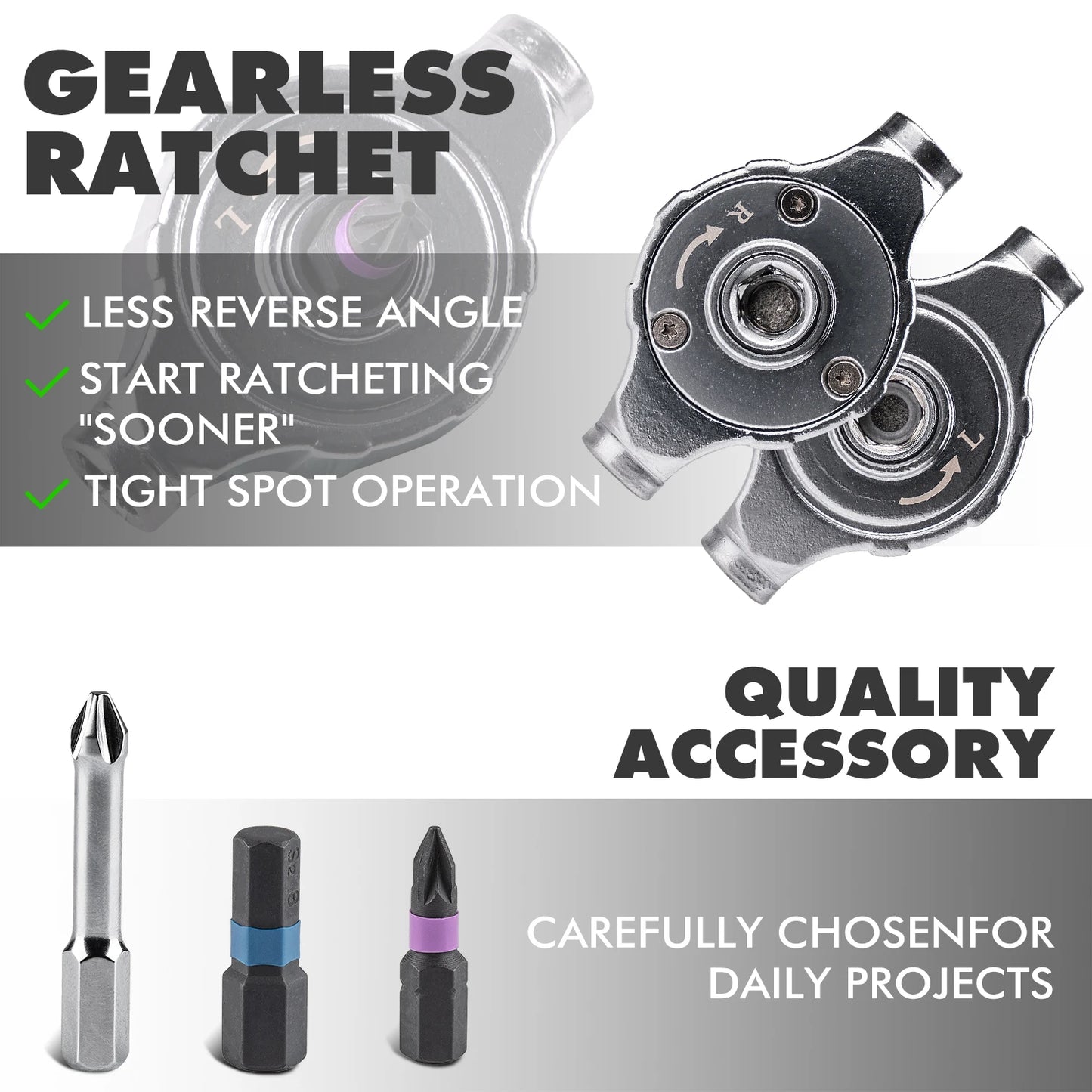 40In1 Multifunction Ratchet Screwdriver Set Multi Magnetic Bits Mini Repair Tool Kit Household Tool for PC & Iphone Etc.