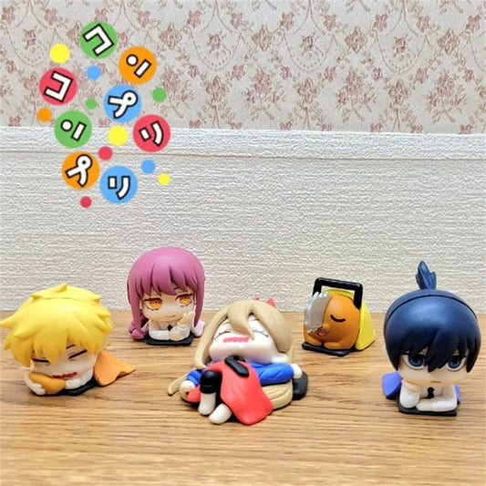 Chainsaw Man Figurines Pochita Denji Makima Power Doll Model Action Anime Figure Cute Japanese Cartoon Ornaments Statues Gift