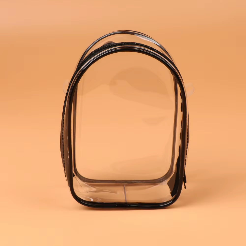 Labubu Sitting Party Cotton Doll Shoulder Bag - Stylish PVC Storage & Dustproof Walk Bag (15cm)