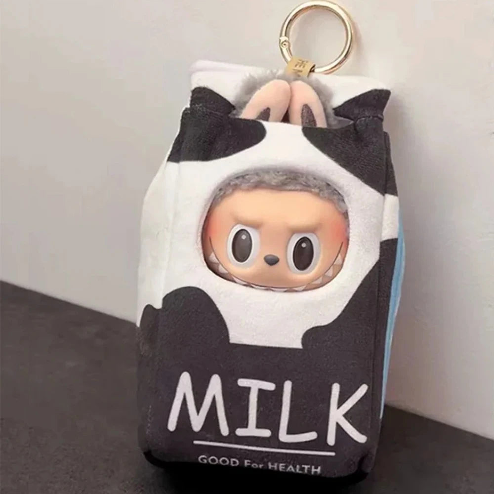 Cute Milk Doll Clothes for Labubu Handmade Clothing 17Cm Doll Accessories for Labubu V1 V3 Dress Up