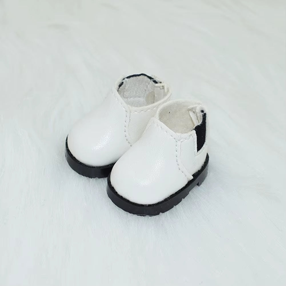 For Labubu Doll’s Shoes 4X1.8Cm Multiple Styles DIY for Labubu Doll Leather Cloth Shoes Replacement Dolls Accessories