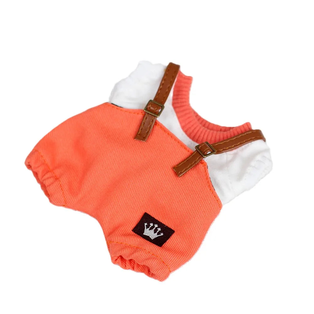 Labubu Clothes 17Cm Labubu Clothes Red Festive Attire Great Red Awakening Lion Clothes Dolls Accessories Labubu Ropa