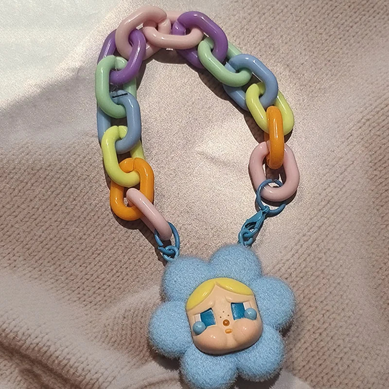 17Cm Labubu Fashion Handbag Color Chain Crossbody Bag Diamond Shining Gorgeous Bag Fashion Sunglasses