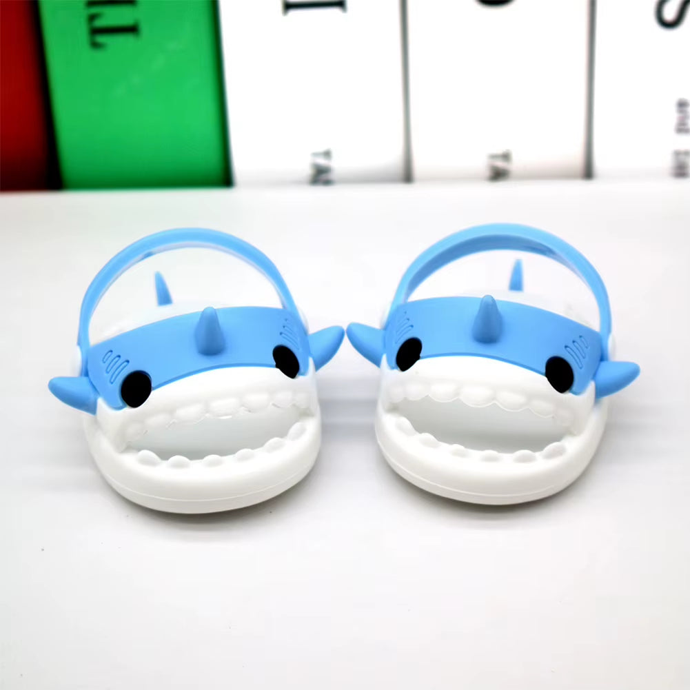 Adorable 17Cm Mini Labubu Macaron Vinyl Doll Slippers - Shark & Lion Dance Style Accessories