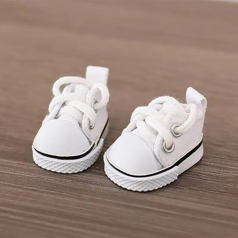 (Only Shoes)For LABUBU 17Cm Cotton Dolls Shoes Toys Casual Sports Shoes Dolls Accessories for Labubu Outfits