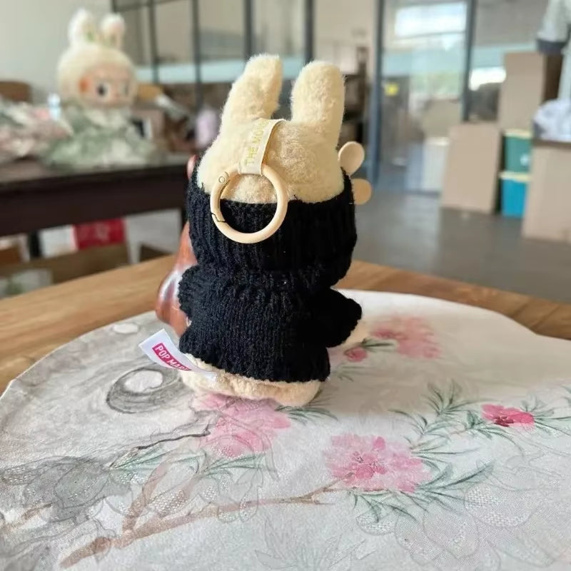 New Doll Clothes Pendant Set, LABUBU Bear Hat Love Sweater Set,Diy Doll Accessories, Fun and Cute Baby Clothes, Christmas Gifts