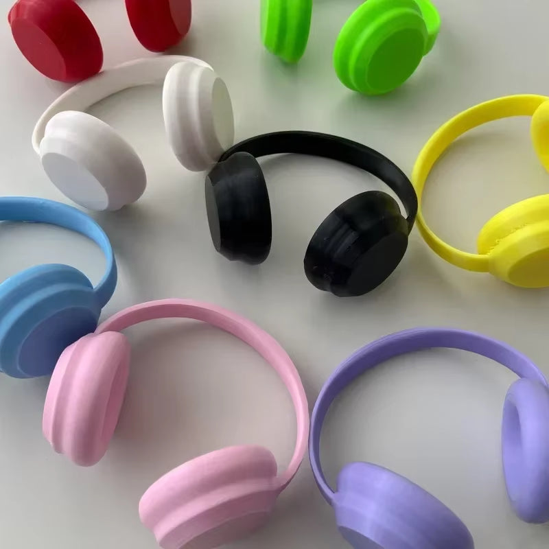 Labubu Accessories：17Cm Labubu Fashion Earphone Accessories 10Cm Cotton Doll Earphones Macaron Color Doll Earphones