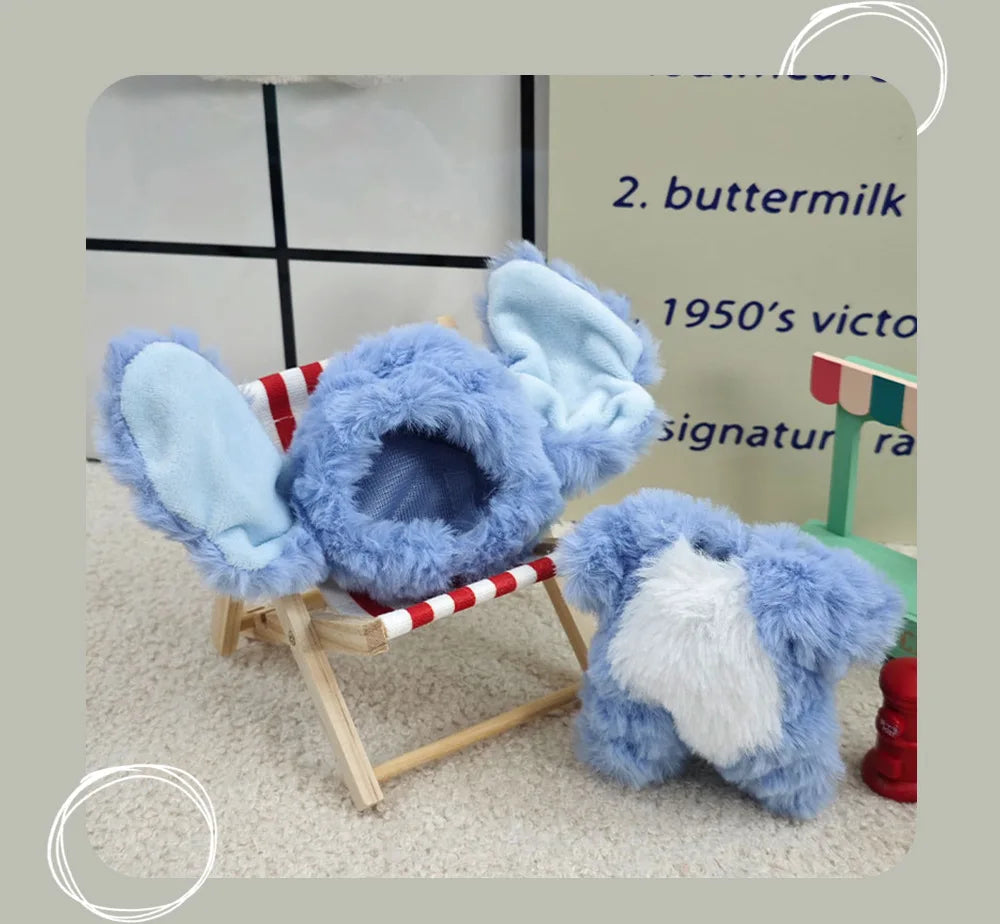 In-Stock Labubu Doll Clothes Vinyl Labubu 17Cm Doll Cute Changeable Dress Plush Set Doll