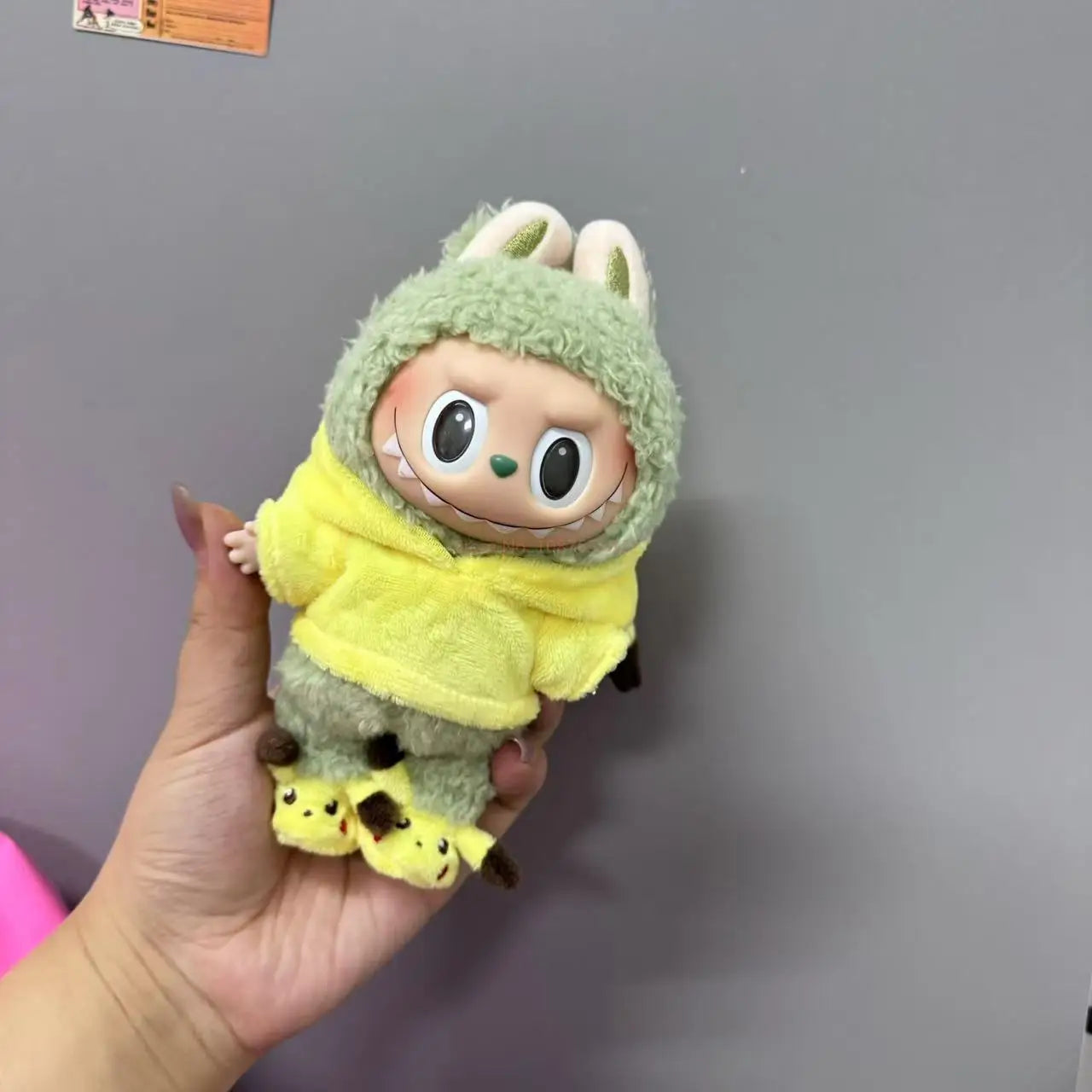 Labubu Doll Clothes 17Cm Baby Clothes Suit Cartoon Labubu Vinyl Doll Kpop Idol Doll Clothing Accessories No Doll