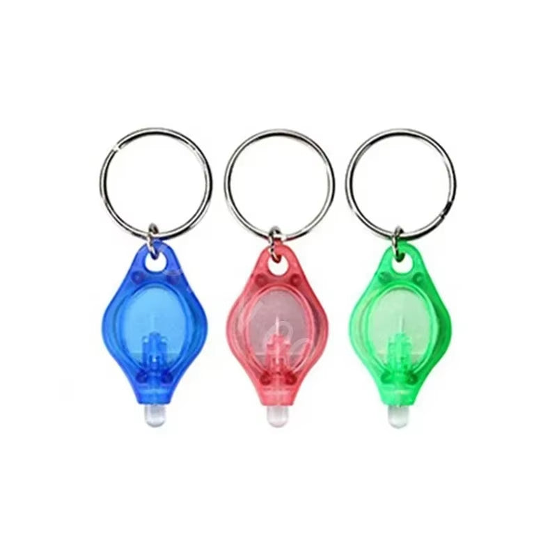 Mini LED Keychain Lights UV Flashlight UV Light Pocket-Sized Emergency Light Mini Torch Black Light Keychain Flashlights