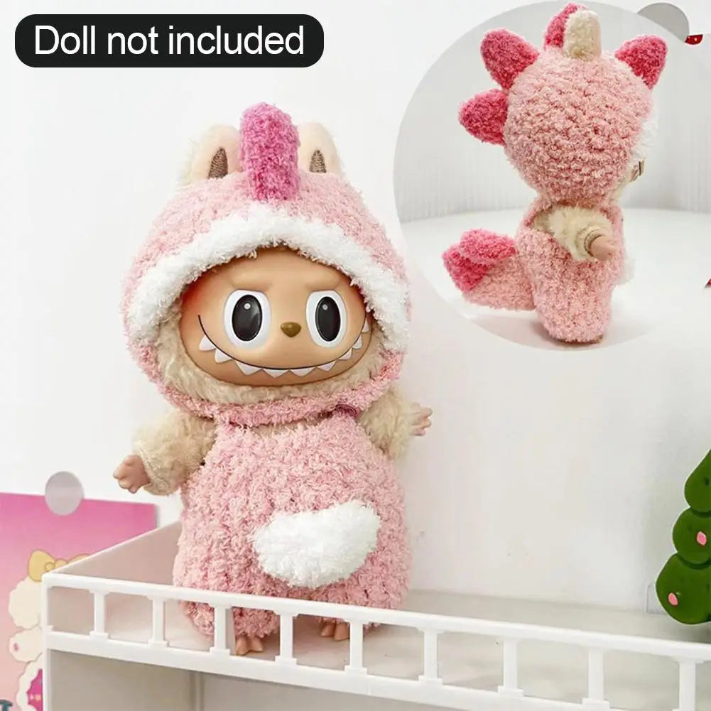 17Cm Blind Box Macaron Mini Clothes for Labubu Doll Clothes (Clothes Only) #465763