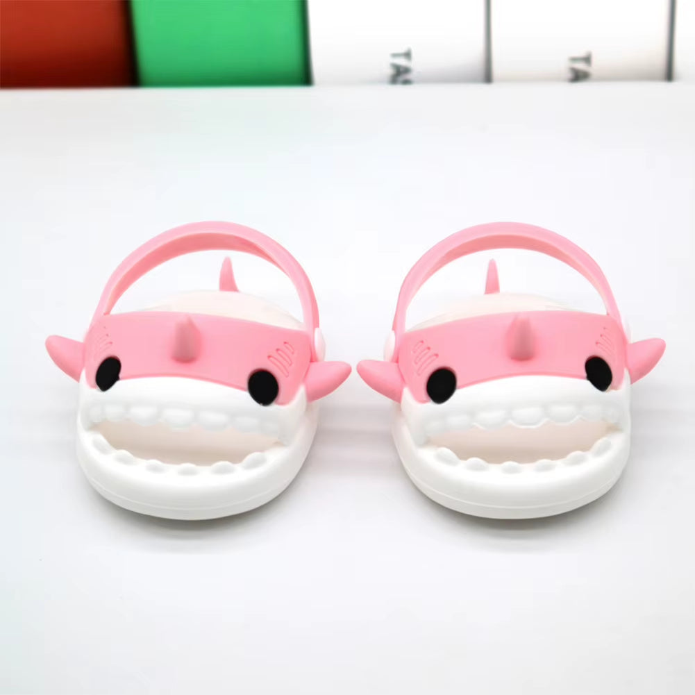 Adorable 17Cm Mini Labubu Macaron Vinyl Doll Slippers - Shark & Lion Dance Style Accessories