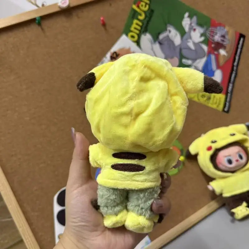 Labubu Doll Clothes 17Cm Baby Clothes Suit Cartoon Labubu Vinyl Doll Kpop Idol Doll Clothing Accessories No Doll