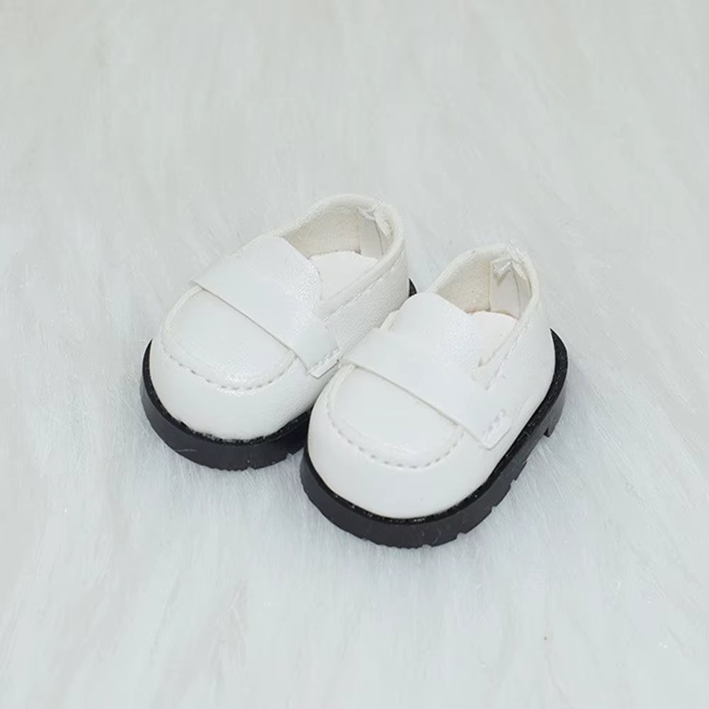 For Labubu Doll’s Shoes 4X1.8Cm Multiple Styles DIY for Labubu Doll Leather Cloth Shoes Replacement Dolls Accessories