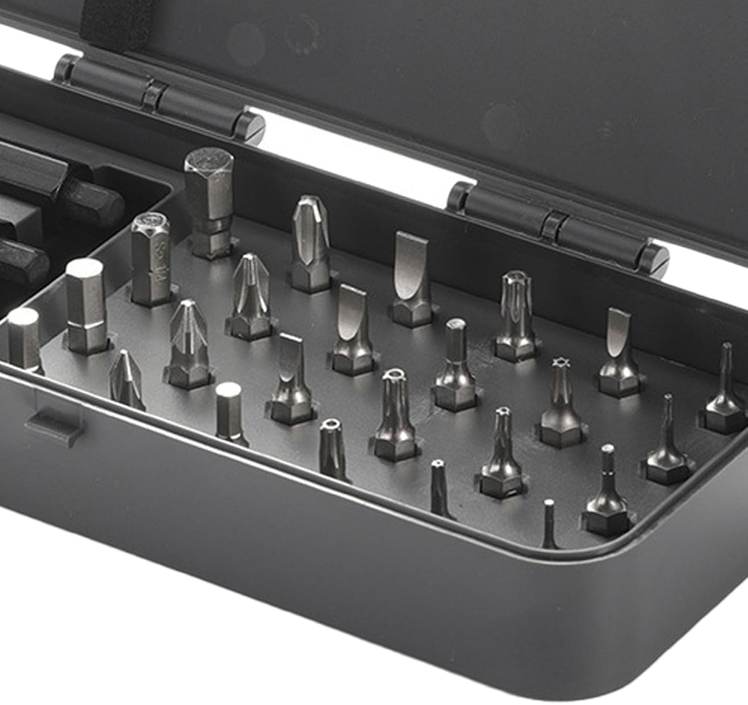 24 in 1 Magnetic Ratchet Screwdriver Bit Set, Multi Bit Tool Kit with Cr Mo Alloy Bits Magnetic Drive 58 Tooth Ratchet Handle for Electronics Furniture Repair More