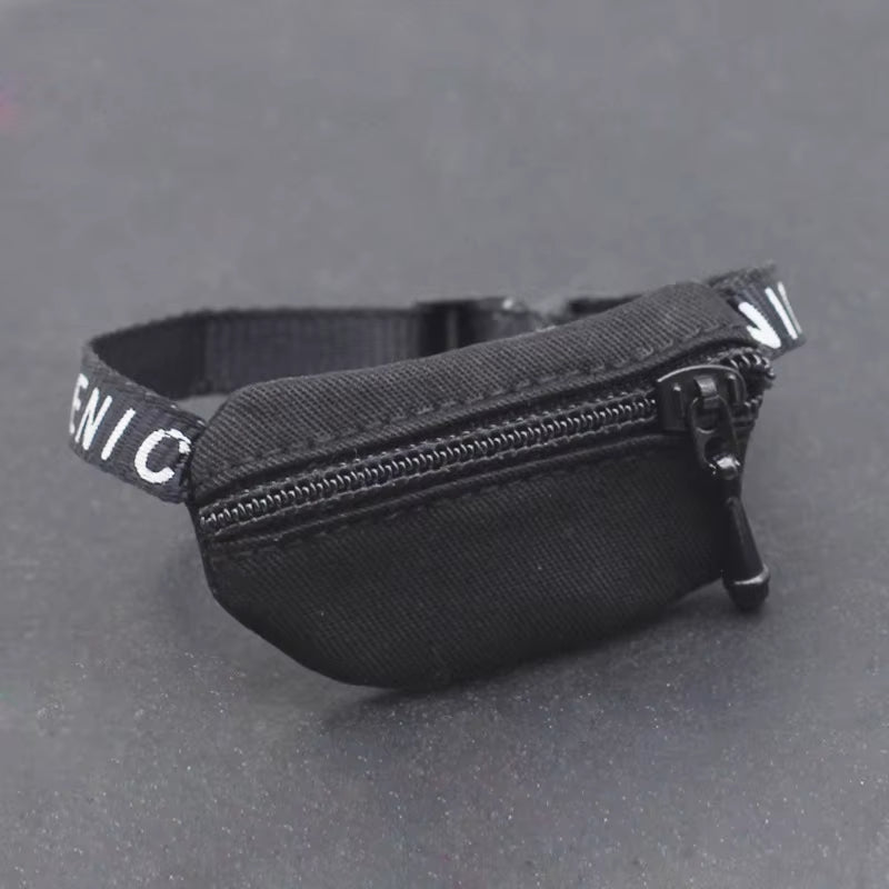 17Cm V1 V2 Labubu Crossbody Bag Cute 1/6 1/8 1/12 BJD Dolls DIY Waist Bags Cute 15Cm Idol Plush Doll Accessories Belt Bag Gift