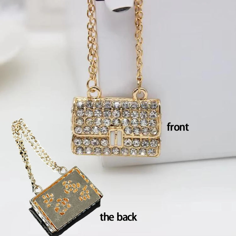 17Cm Labubu Fashion Handbag Color Chain Crossbody Bag Diamond Shining Gorgeous Bag Fashion Sunglasses