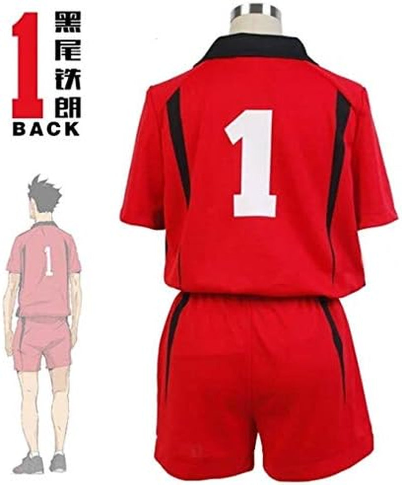 Haikyuu Nekoma High School Kozume Kenma Kuroo Tetsurou Cosplay Costume Volleyball Uniform Jersey