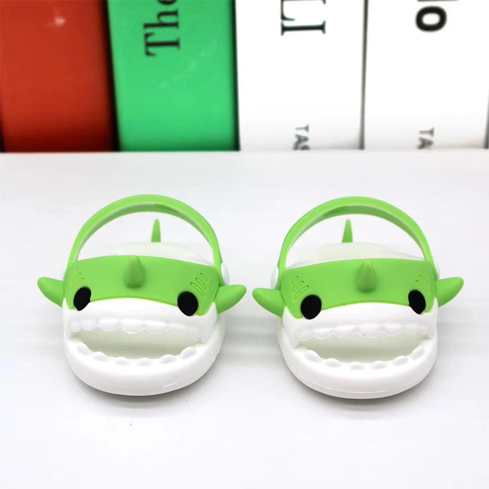 Adorable 17Cm Mini Labubu Macaron Vinyl Doll Slippers - Shark & Lion Dance Style Accessories