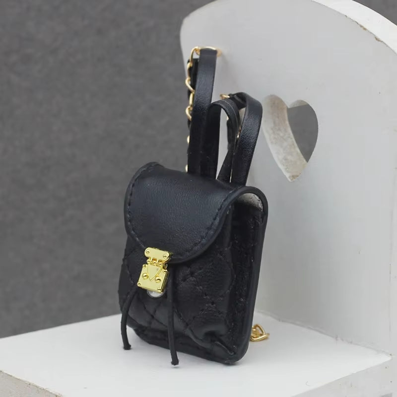 OB11 Bag (4*2.3Cm) ,For Labubu Macaron Upsetduck Liila and 15-20Cm Cotton Doll and 1/8 BJD Doll Backpack 1/12 BJD