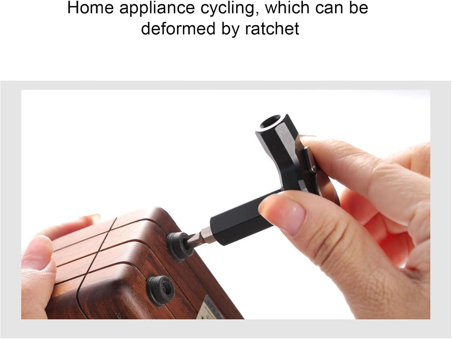 24 in 1 Magnetic Ratchet Screwdriver Bit Set, Multi Bit Tool Kit with Cr Mo Alloy Bits Magnetic Drive 58 Tooth Ratchet Handle for Electronics Furniture Repair More