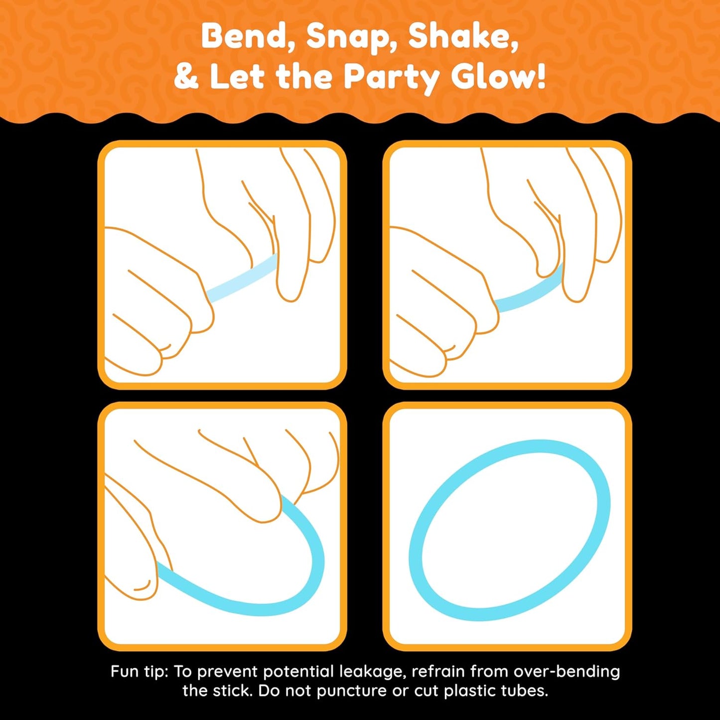 209Pcs Glow Sticks Bulk Party Pack Includes 100 8" Glow Sticks and 109 Accessories, with Bonus Connectors for Glow Sphere and Eye Glasses, for Party Festivals Rave Halloween