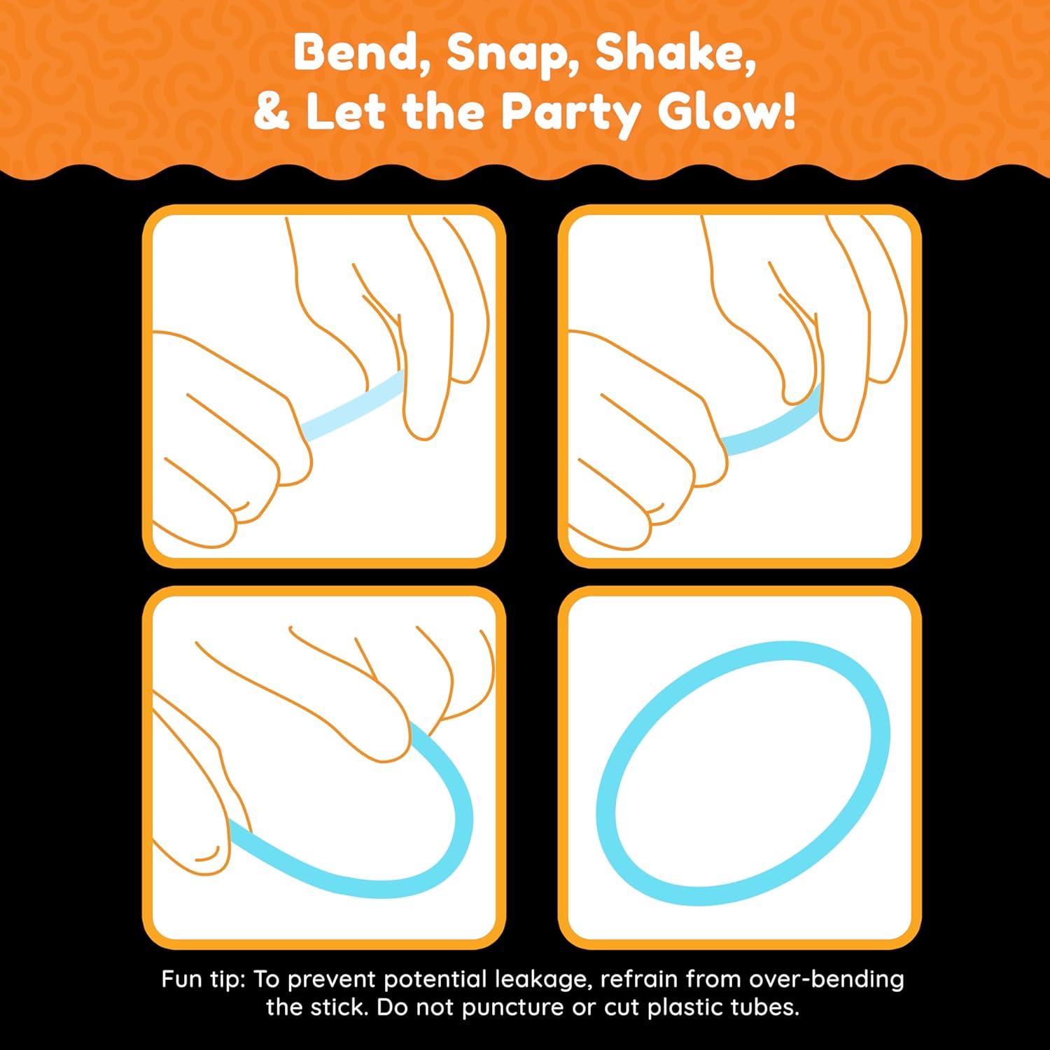 209Pcs Glow Sticks Bulk Party Pack Includes 100 8" Glow Sticks and 109 Accessories, with Bonus Connectors for Glow Sphere and Eye Glasses, for Party Festivals Rave Halloween