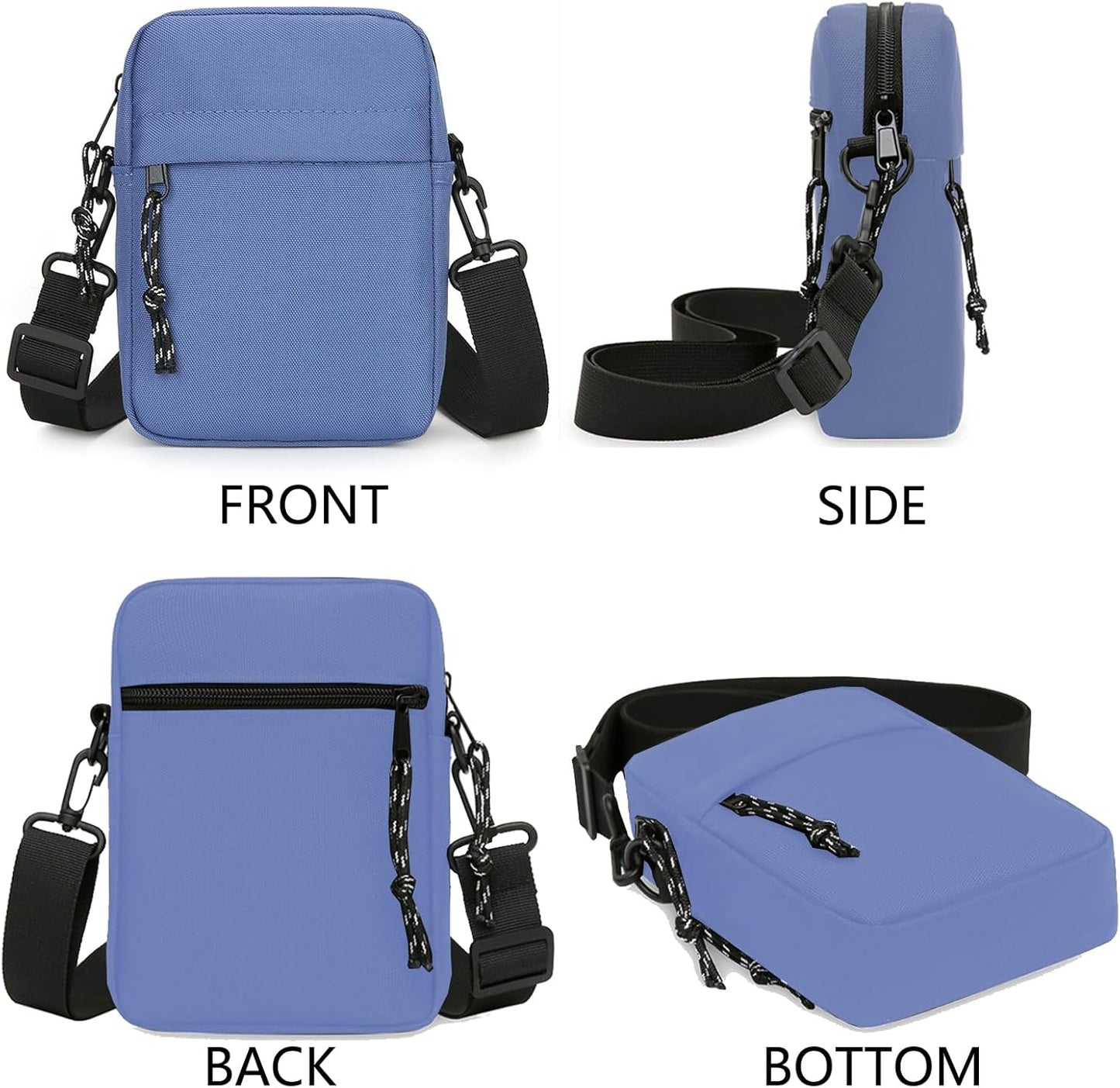 Small Crossbody Bags for Women, Mini Sling Purse for Men and Women, Casual Phone Chest Bag for Travelling Hiking