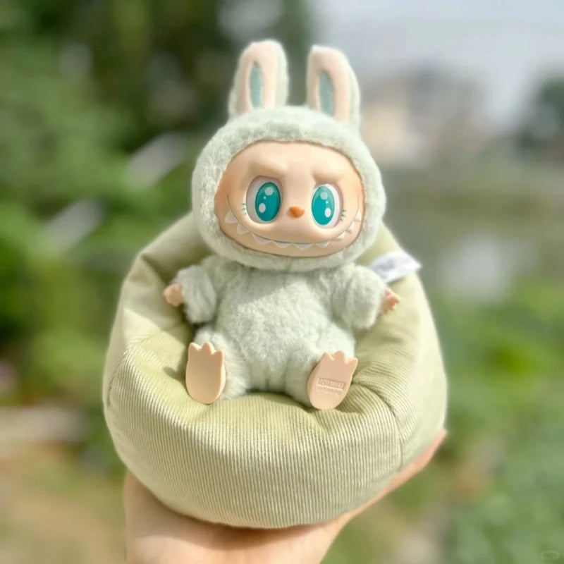 Labubu Doll Sofa for V1 V2 V3 Plush Doll Lazy Sofa DIY Clothing Accessories Soft Sofa Bed Children'S Toys Birthday Gift