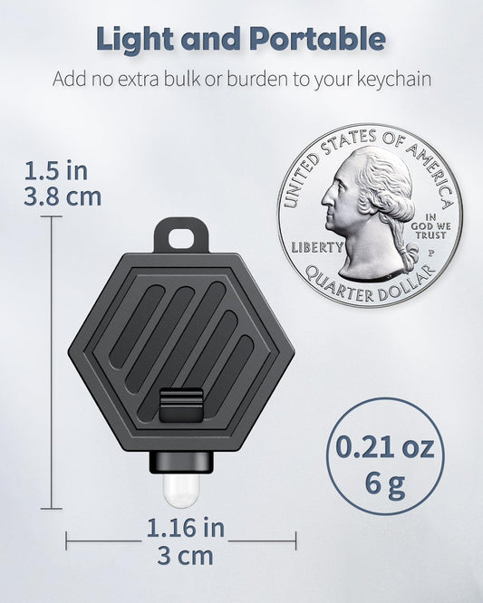 5 Pack LED Keychain Flashlight Mini LED Keychain Light 12 Lumen Portable Ultra Bright Battery Powered Key Ring Torch for Outdoor Camping Party Hiking and Emergency Lighting