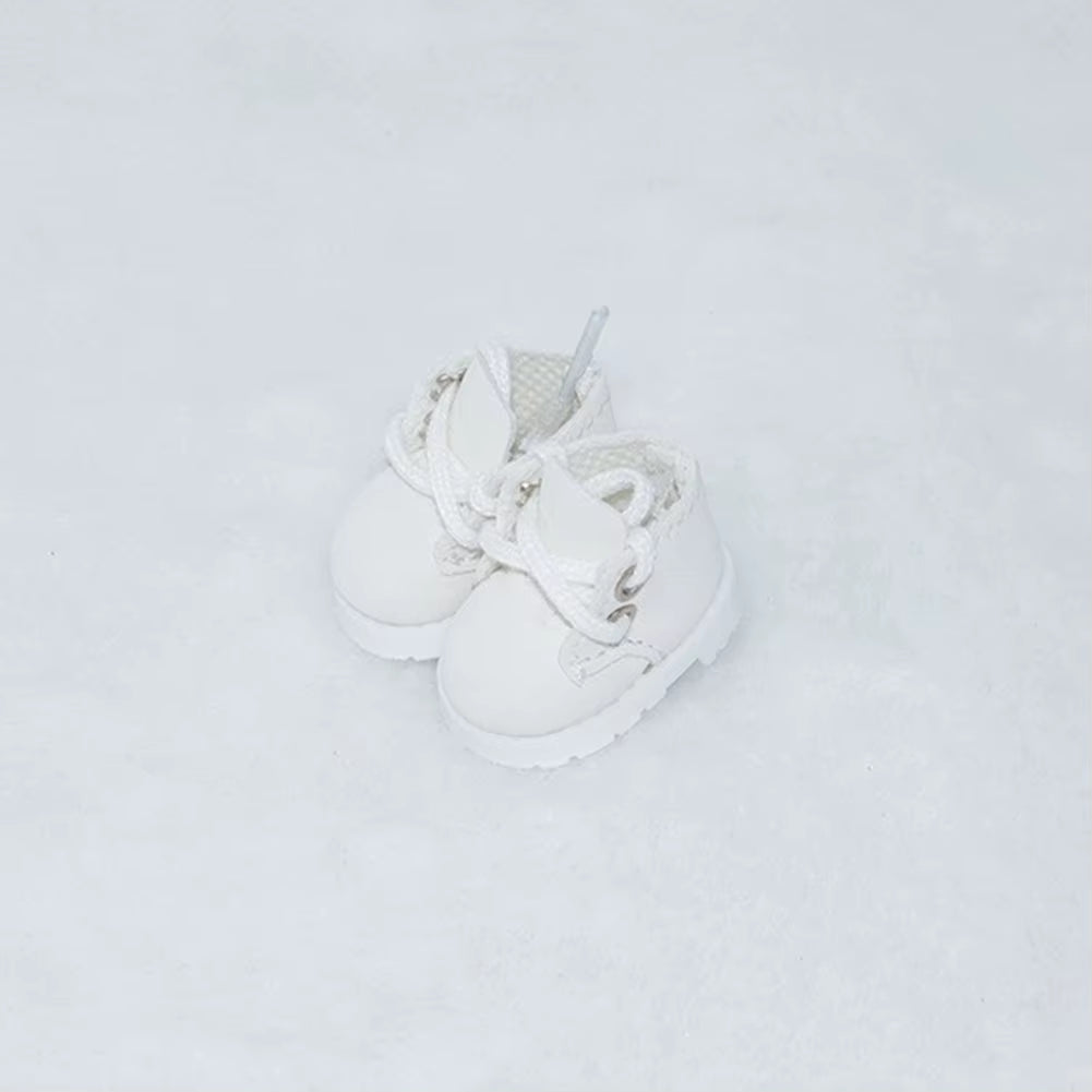 For Labubu Doll’s Shoes 4X1.8Cm Multiple Styles DIY for Labubu Doll Leather Cloth Shoes Replacement Dolls Accessories