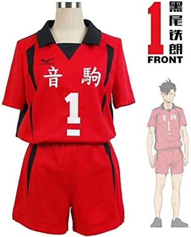 Haikyuu Nekoma High School Kozume Kenma Kuroo Tetsurou Cosplay Costume Volleyball Uniform Jersey