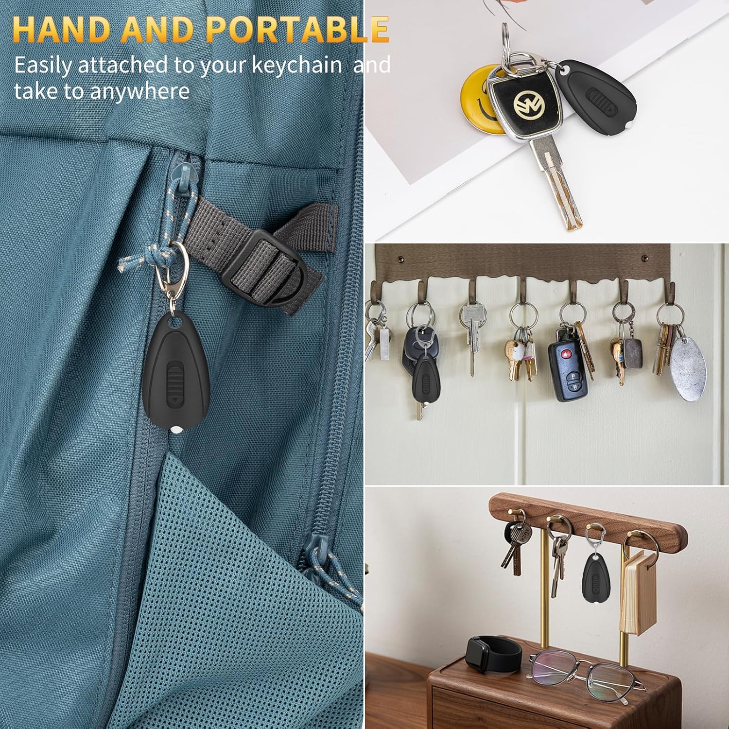 Keychain Flashlight, Portable Mini Keychain Light Pack of 5, 14 Lumens Bright LED Key Ring Light for Ourdoor Camping Emergency Hiking