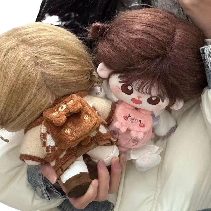 For 15-17Cm Labubu Backpack Handmade Outfit BJD Doll Bags Matching Doll Backpack Replacement Clothing Accessories