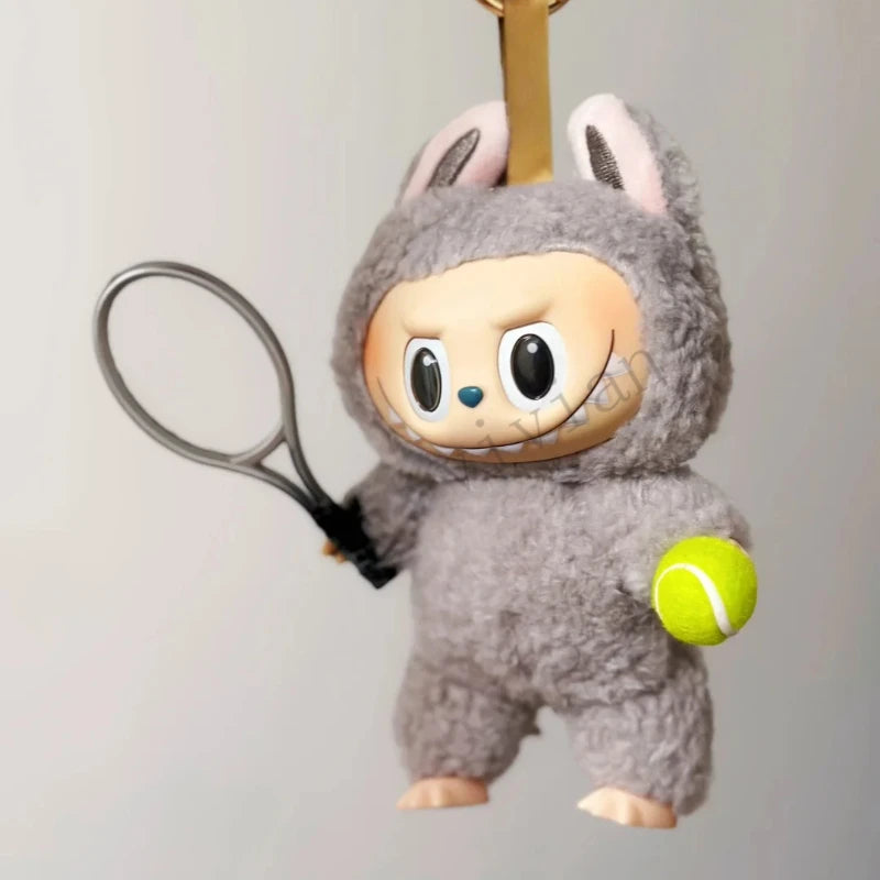 For 3.0 Labubu Dollhouse Simulation Mini Tennis Dress-Up for Ropa Labubu Doll Outfit Accessories