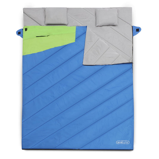 Adult Double Sleeping Bag - Queen Size Backpacking Double Sleeping Bag