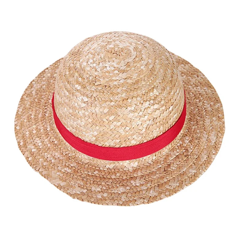 Straw Hat Anime Cosplay Prop Luffy Cap Role Play Stage Performance Accessories Adult Unisex Sunshade Hat