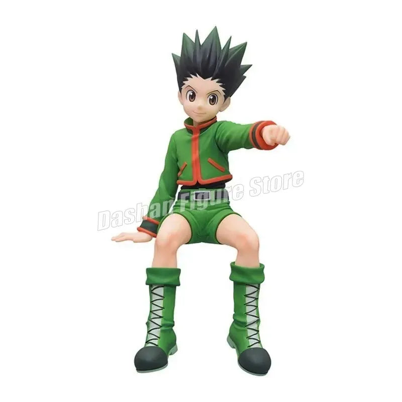 Hunter×Hunter Gon Killua Action Figure Noodle Stopper Model Toys Decorations GON·FREECSS Killua Zoldyck Figurine Car Ornaments