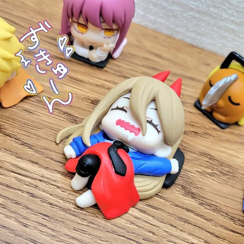 Chainsaw Man Figurines Pochita Denji Makima Power Doll Model Action Anime Figure Cute Japanese Cartoon Ornaments Statues Gift