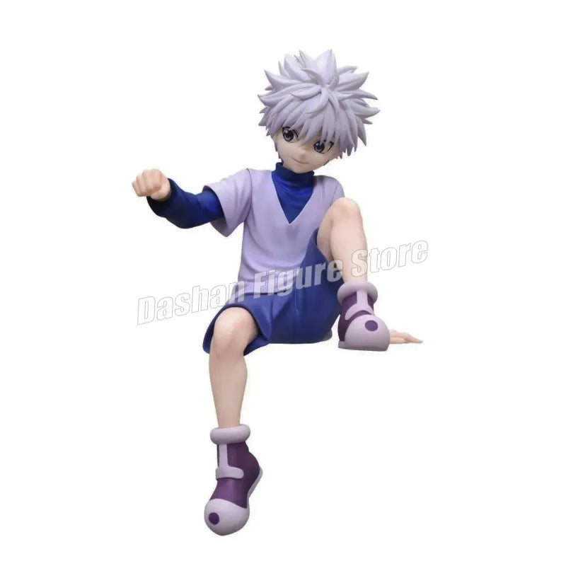 Hunter×Hunter Gon Killua Action Figure Noodle Stopper Model Toys Decorations GON·FREECSS Killua Zoldyck Figurine Car Ornaments