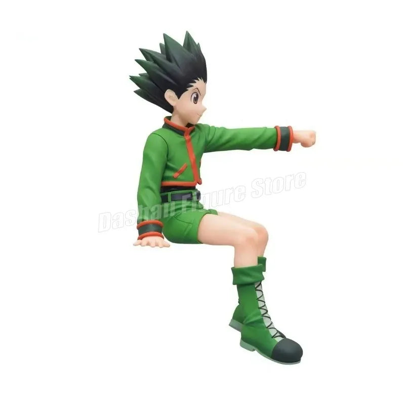Hunter×Hunter Gon Killua Action Figure Noodle Stopper Model Toys Decorations GON·FREECSS Killua Zoldyck Figurine Car Ornaments