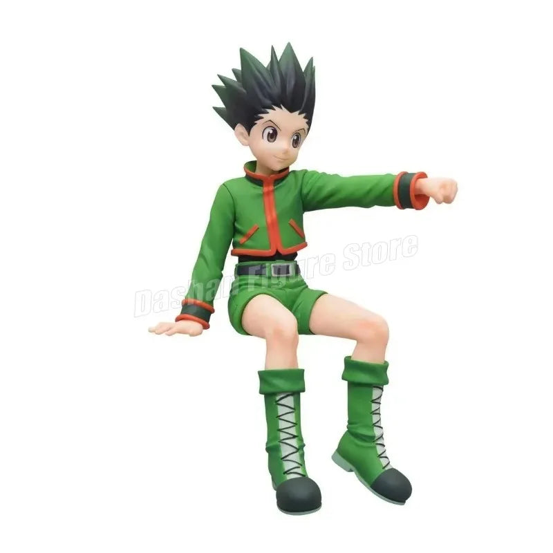 Hunter×Hunter Gon Killua Action Figure Noodle Stopper Model Toys Decorations GON·FREECSS Killua Zoldyck Figurine Car Ornaments