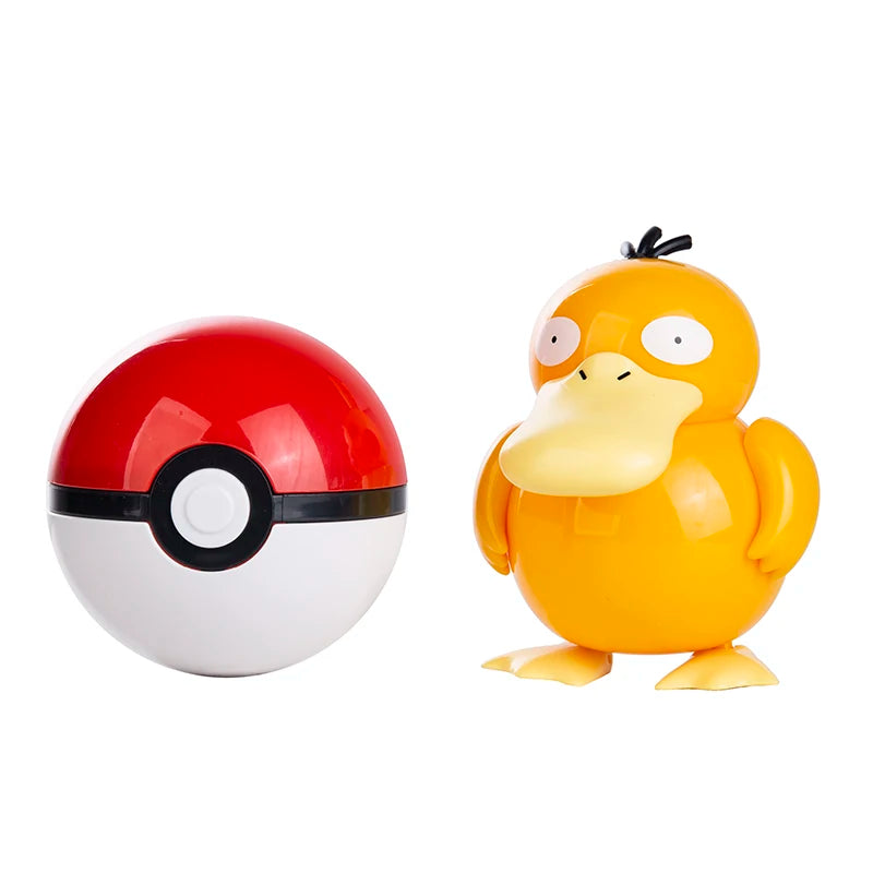 About Pokemon Anime Figure Charizard Pikachu Gyarados Pocket Monster Figure Pokeball Action Deformation Toy Model Children Gift