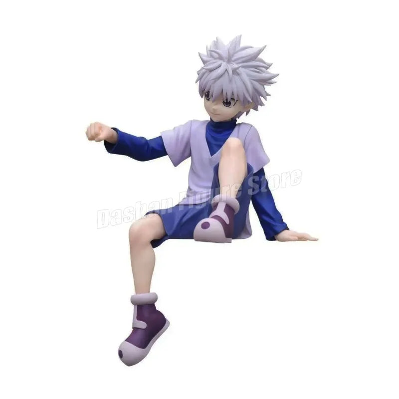 Hunter×Hunter Gon Killua Action Figure Noodle Stopper Model Toys Decorations GON·FREECSS Killua Zoldyck Figurine Car Ornaments