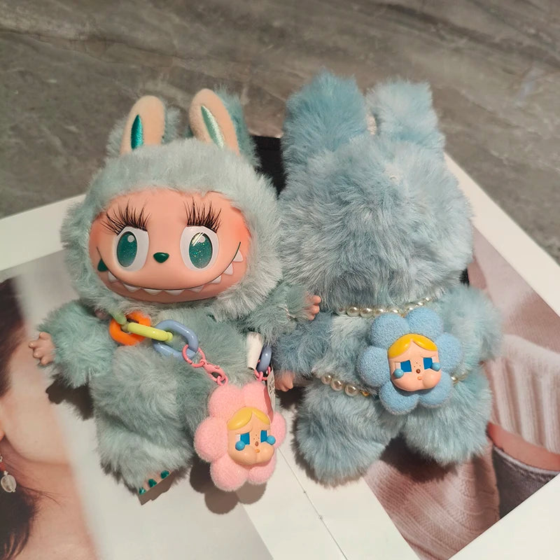 17Cm Labubu Fashion Handbag Color Chain Crossbody Bag Diamond Shining Gorgeous Bag Fashion Sunglasses