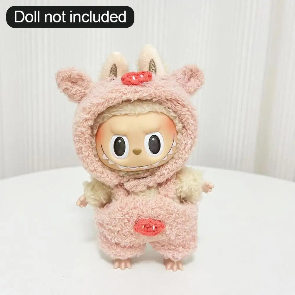 17Cm Blind Box Macaron Mini Clothes for Labubu Doll Clothes (Clothes Only) #465763