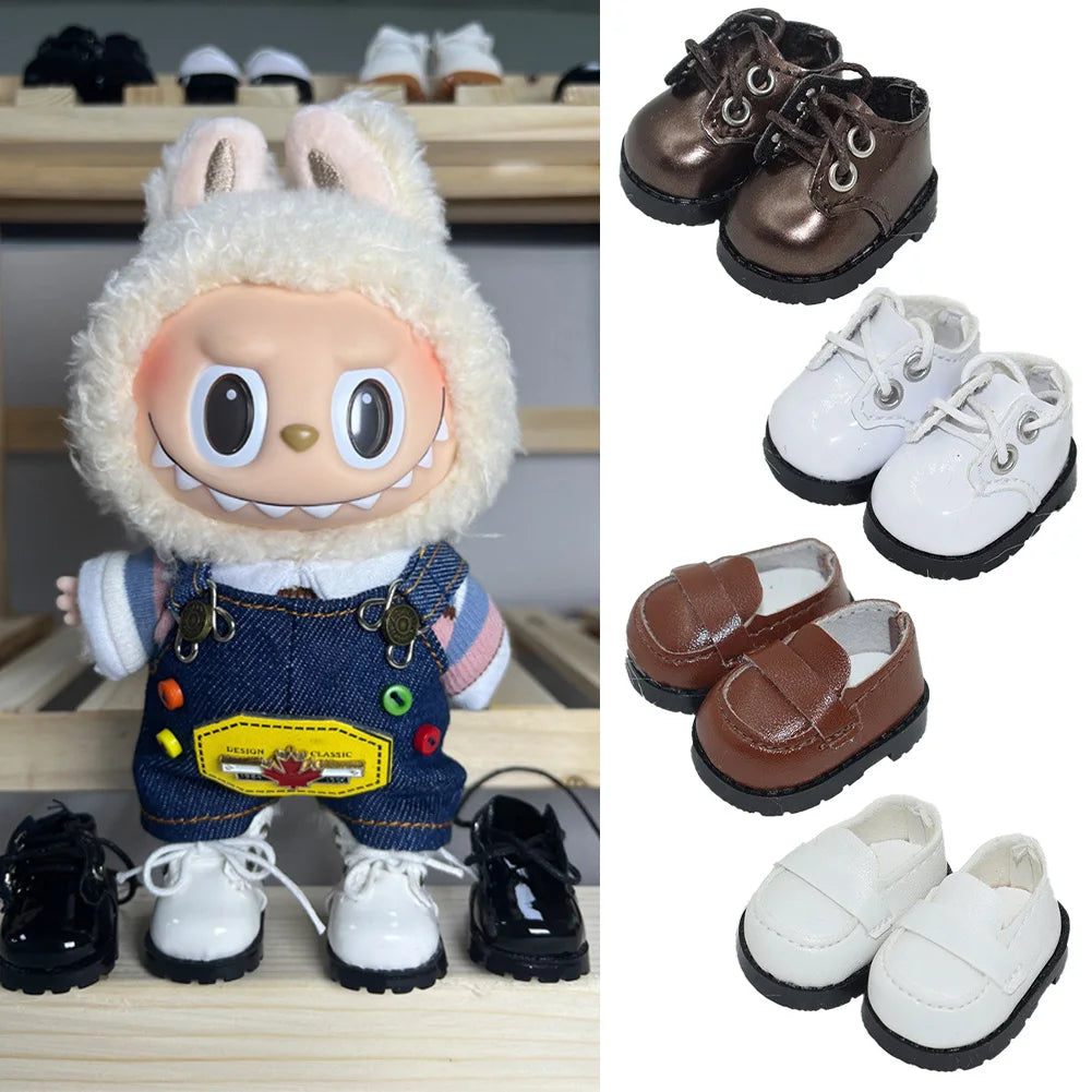 For 15-17Cm Labubu Doll Shoes Glasses Camera Labubu and 10Cm Cotton Doll Water Glasses Outfit Accessories